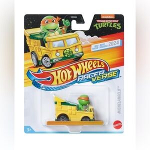 Hot Wheels Racer Verse x TMNT Michelangelo - Teenage Mutant Ninja Turtle…